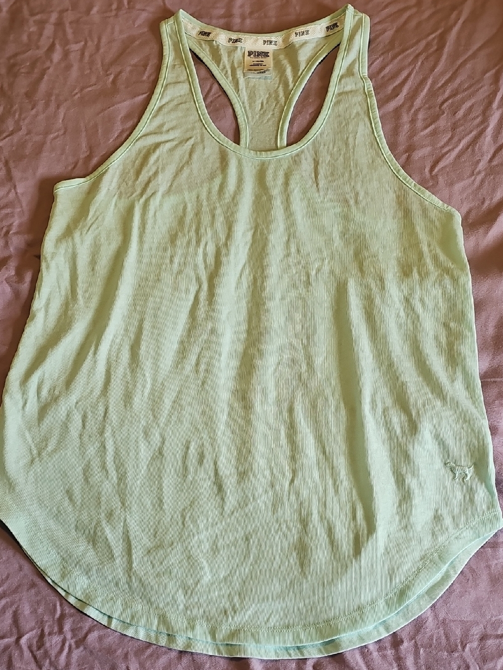 PINK Victoria's Secret Tank Top in Light Mint
